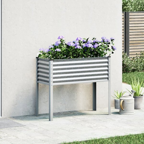 vidaXL vidaXL Donica ogrodowa, 100x41x90 cm, stal galwanizowana