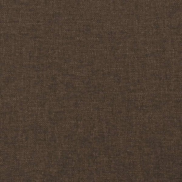 vidaXL Κρεβάτι Continental με στρώμα, καφέ ύφασμα 140x190 cm