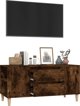 vidaXL Έπιπλο TV καπνισμένης δρυός 102x44,5x50 cm