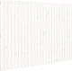 vidaXL Κεφαλάρι κρεβατιού, λευκό, 159,5x3x110 εκ., μασίφ ξύλο πεύκου