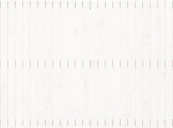 vidaXL Κεφαλάρι κρεβατιού, λευκό, 159,5x3x110 εκ., μασίφ ξύλο πεύκου