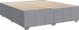 vidaXL Kρεβάτι Continental με στρώμα, ανοιχτό γκρι, ύφασμα, 180x200 cm