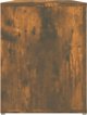 vidaXL Ράφι παπουτσιών, καπνιστή δρυς, 100x35x45 cm
