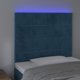 vidaXL Zaglowek do lozka me to LED, skouroble, 100x5x118/128 cm