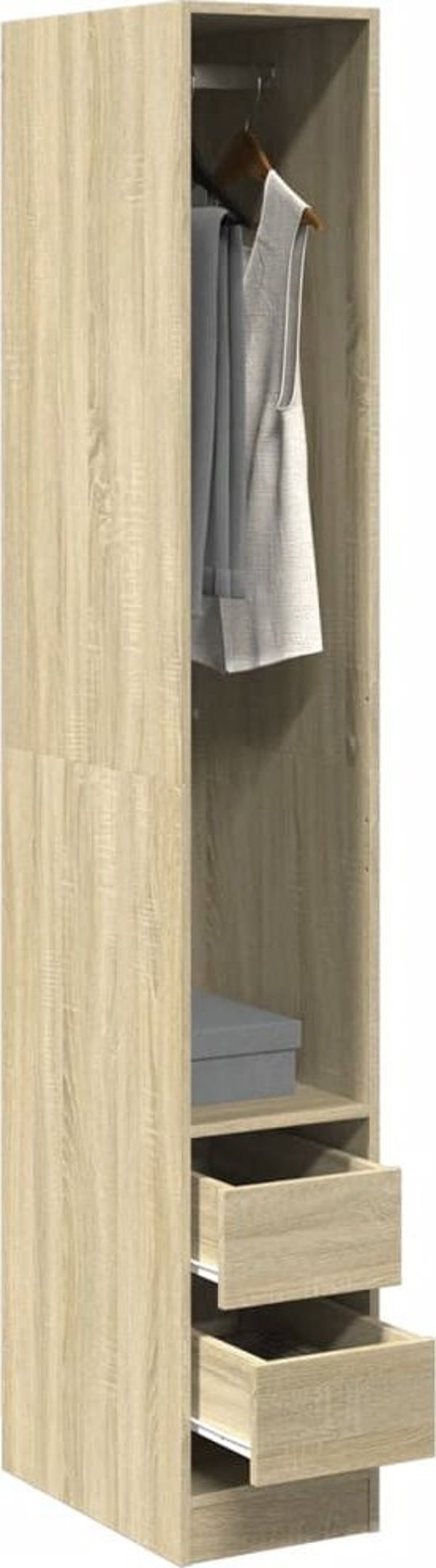vidaXL Szafa kolor dab sonoma 30x50x200 cm material drewnopochodny