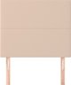 Προσκέφαλοι για κρεβάτι vidaXL, 2 τεμ., καπουτσίνο, 90x5x78/88 εκ., συνθετικό δέρμα
