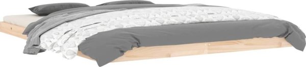 vidaXL Rama lozka, 160 x 200 cm, lite drewno sosnowe