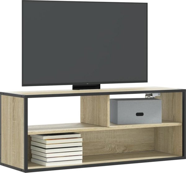 vidaXL Έπιπλο Τηλεόρασης Sonoma Δρυς 100x31x39,5 εκ