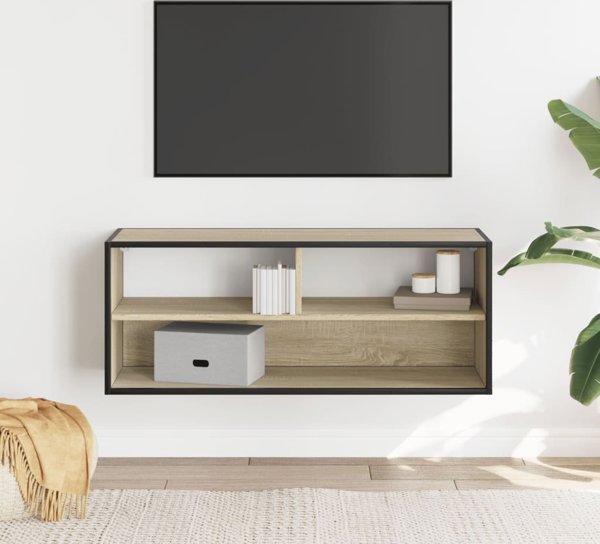 vidaXL Έπιπλο Τηλεόρασης Sonoma Δρυς 100x31x39,5 εκ