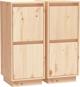 vidaXL Szafki, 2 szt., 31,5 x 34 x 75 cm, lite drewno sosnowe