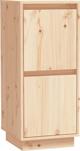 vidaXL Szafki, 2 szt., 31,5 x 34 x 75 cm, lite drewno sosnowe
