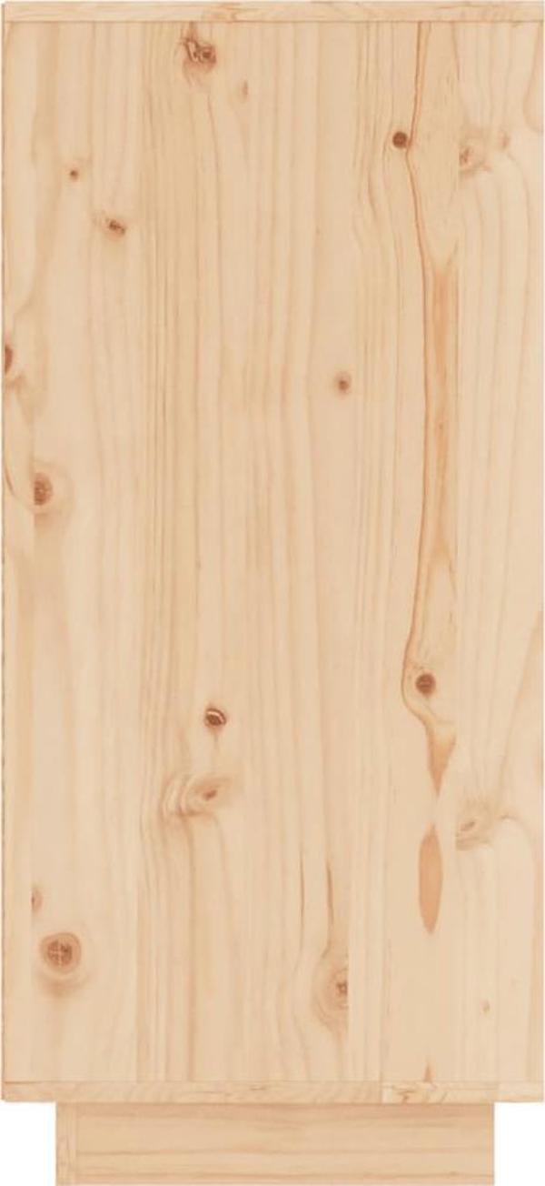 vidaXL Szafki, 2 szt., 31,5 x 34 x 75 cm, lite drewno sosnowe