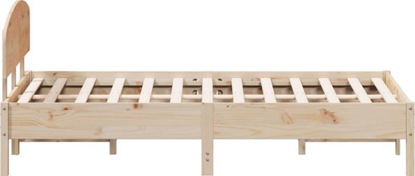 vidaXL Ράμα κρεβατιού 140x200 cm από μασίφ πεύκο