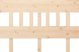 vidaXL Κεφαλάρι Κρεβατιού 123,5x3x81 cm, από Μασίφ Πεύκο