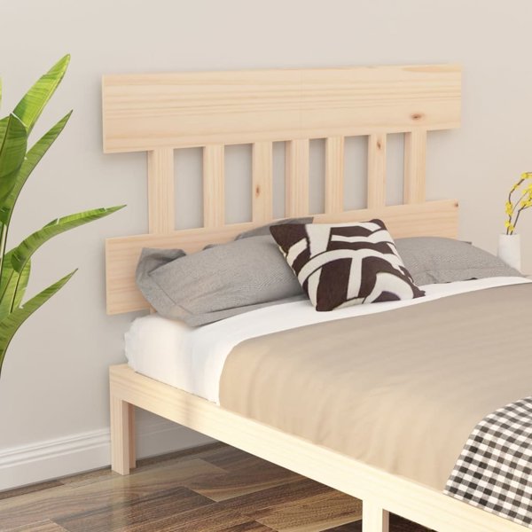 vidaXL Κεφαλάρι Κρεβατιού 123,5x3x81 cm, από Μασίφ Πεύκο