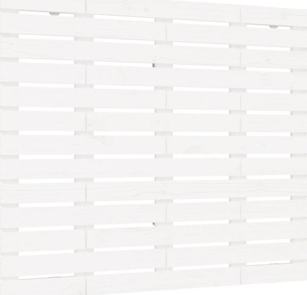 vidaXL Κεφαλάρι κρεβατιού, λευκό, 141x3x91,5 cm, από μασίφ πεύκο