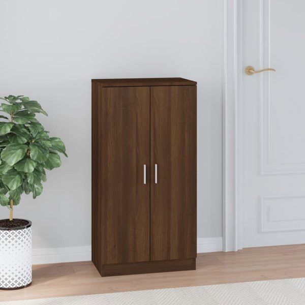 vidaXL Ντουλάπι παπουτσιών καφέ δρυς 55x35x108 cm