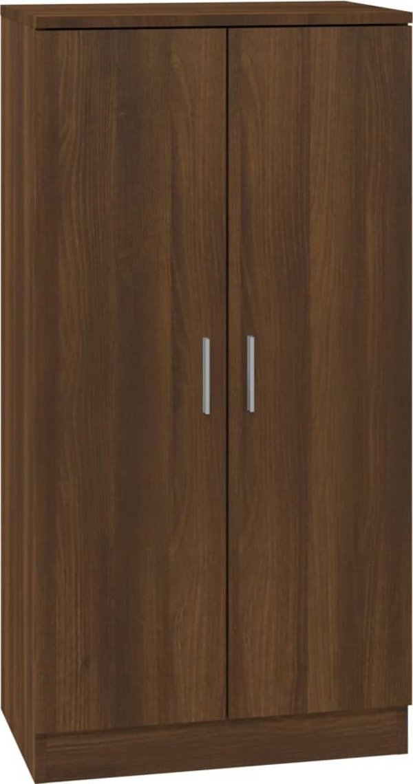 vidaXL Ντουλάπι παπουτσιών καφέ δρυς 55x35x108 cm