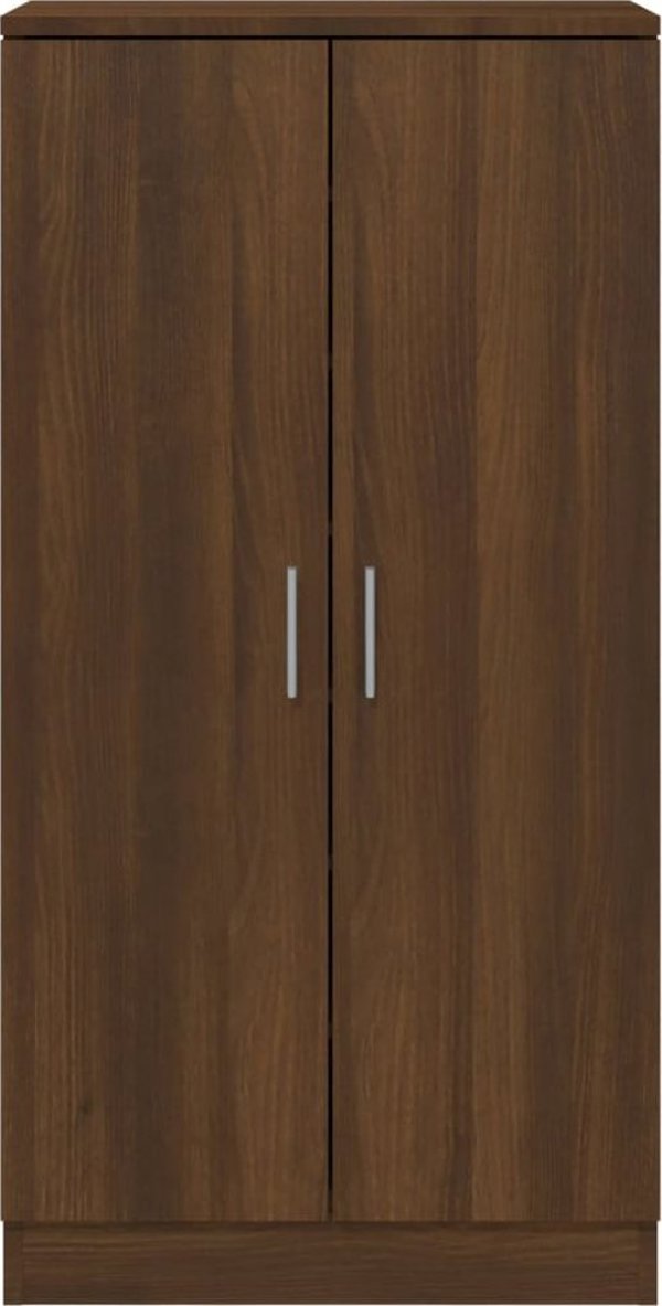 vidaXL Ντουλάπι παπουτσιών καφέ δρυς 55x35x108 cm