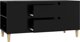 vidaXL Έπιπλο TV, Μαύρο, 102x44,5x50 εκ., Υλικό Ξυλοποώδες