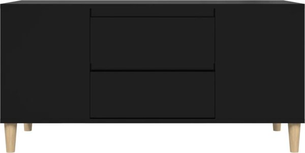 vidaXL Έπιπλο TV, Μαύρο, 102x44,5x50 εκ., Υλικό Ξυλοποώδες