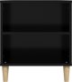 vidaXL Έπιπλο TV, Μαύρο, 102x44,5x50 εκ., Υλικό Ξυλοποώδες