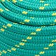 vidaXL Linka zeglarska, zielona, 20 mm, 50 m, polipropylen