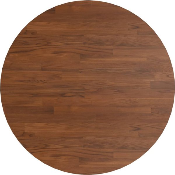 vidaXL Okregly blat do stolika ciemnobrazowy 70x1,5 cm lity dob