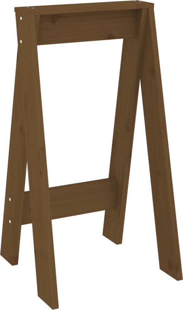 vidaXL Σκαμπό, 2 τεμάχια, Μέλι Καφέ, 40x40x75 cm, Μασίφ Πεύκο