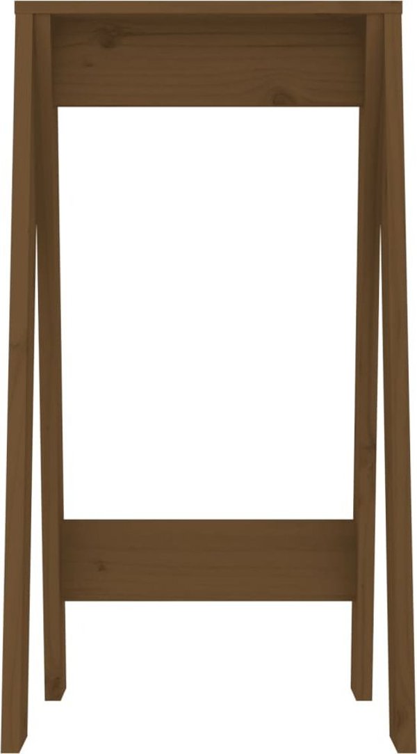 vidaXL Σκαμπό, 2 τεμάχια, Μέλι Καφέ, 40x40x75 cm, Μασίφ Πεύκο