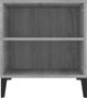 vidaXL Έπιπλο τηλεόρασης, γκρι δρυς Sonoma, 102x44,5x50 εκ.