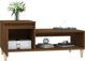 vidaXL Τραπεζάκι καφέ καρυδί δρυς 100x50x45 cm από ξυλώδες υλικό