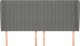 vidaXL Zaglokos uszak, ciemnoszary, 163x23x118/128 cm, tkanina
