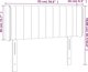 vidaXL Κεφαλάρι κρεβατιού με LED, σκούρο μπλε, 93x16x78/88 εκ., βελούδινο