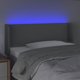 vidaXL Zaglowek do lozkou me LED, fosforeskato gkri, 103x16x78/88 cm, yfasma