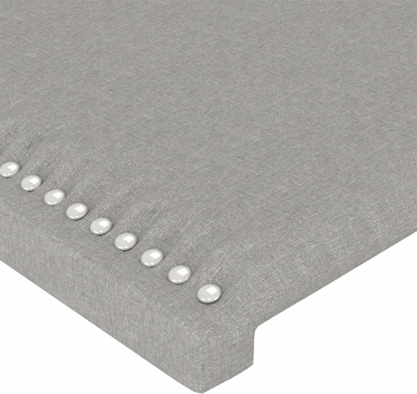 vidaXL Zaglowek do lozkou me LED, fosforeskato gkri, 103x16x78/88 cm, yfasma