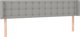 vidaXL Zaglowek do lozkou me LED, ashnogri, 203x16x78/88 cm, yfasma