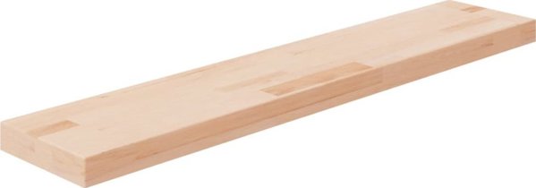 vidaXL Polka, 100x20x4 cm, surowe lite drewno debowe