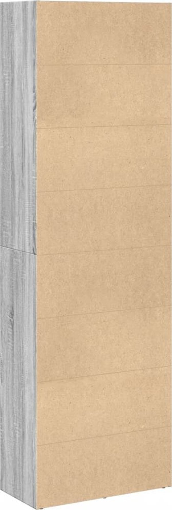vidaXL Ραφιέρα βιβλίων, γκρι Sonoma δρυς, 60x30x189 εκ.