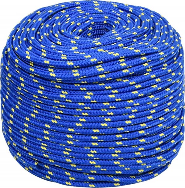 vidaXL Ναυτικό Σχοινί μπλε 8 mm 250 m πολυπροπυλένιο