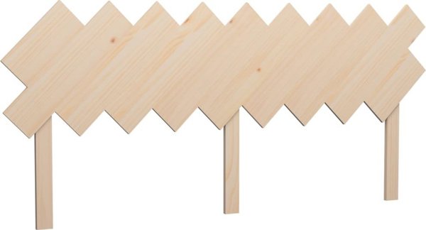 vidaXL Κεφαλάρι κρεβατιού, 178x3x80,5 εκ., από μασίφ πεύκο