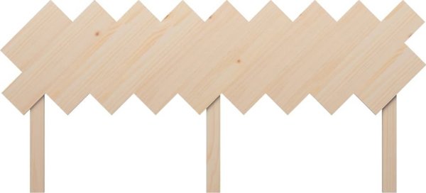 vidaXL Κεφαλάρι κρεβατιού, 178x3x80,5 εκ., από μασίφ πεύκο