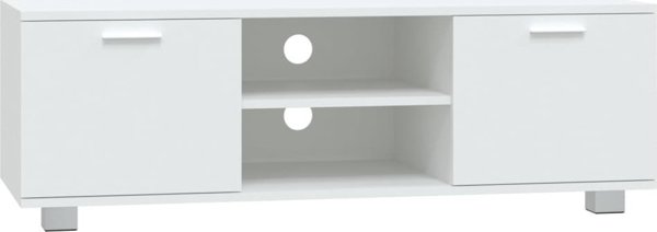 vidaXL Έπιπλο TV, λευκό, 120x40,5x35 cm, από ξύλινο υλικό