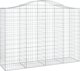 vidaXL Kosze gabionowe, 18 τεμ, 200x50x140/160 εκ, γαλβανισμένο σίδερο