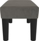 vidaXL Λαβή, σκούρο γκρι, 70x30x30 εκ., επενδεδυμένη με βελούδο