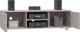 Szafka pod TV vidaXL σε σκουρόχρωμη απόχρωση τσιμέντου, 140x40,5x35 εκ.