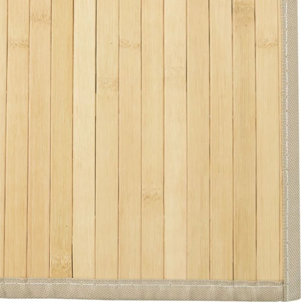 vidaXL Ορθογώνιο χαλί, φυσικό ανοιχτό χρώμα, 60x300 cm, μπαμπού