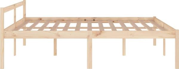 vidaXL Σκελετός κρεβατιού, μασίφ πεύκο, 180x200 εκ., 6FT Super King