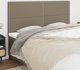 vidaXL Κεφαλάρια Κρεβατιού, 4 τεμ., Taupe, 100x5x78/88 cm, Υφασμάτινα