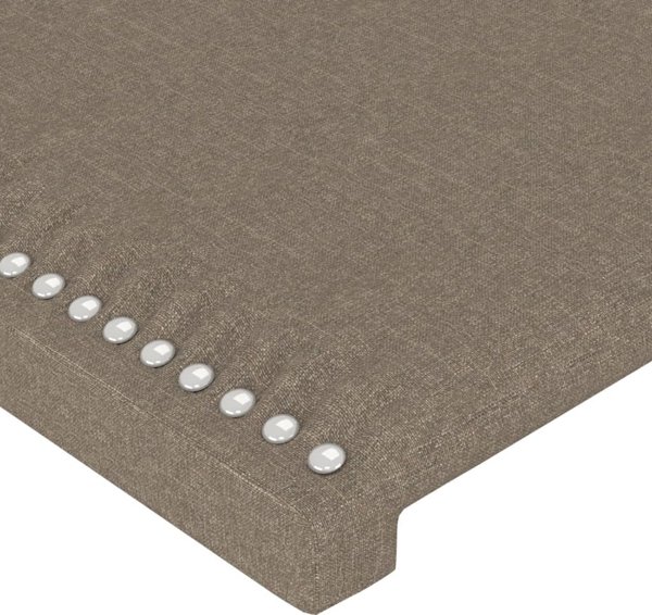 vidaXL Κεφαλάρια Κρεβατιού, 4 τεμ., Taupe, 100x5x78/88 cm, Υφασμάτινα